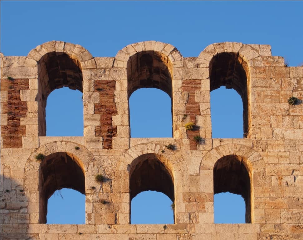 Odeon herodion theater ancient theatre athens 2004 (1)