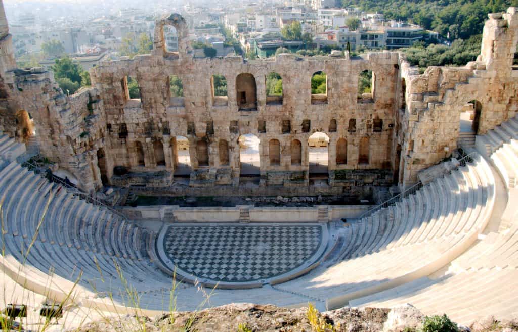 Odeon herodion theater ancient theatre athens 2004 (4)