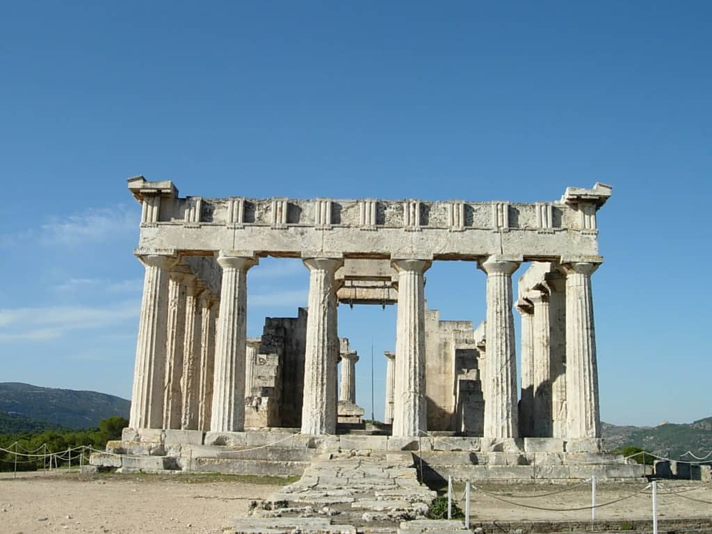 aigina monuments temple afaia athens 2004 (1)