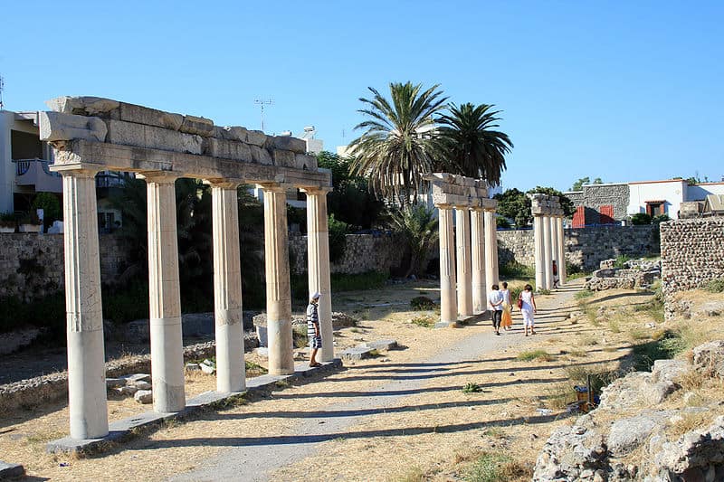 kos monuments ancient high school gymnasion athens 2004 (1)