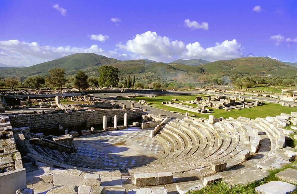 messene theater ancient theater athens 2004 (1)