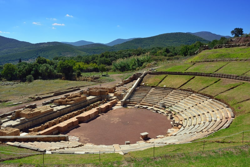 messene theater ancient theater athens 2004 (2)