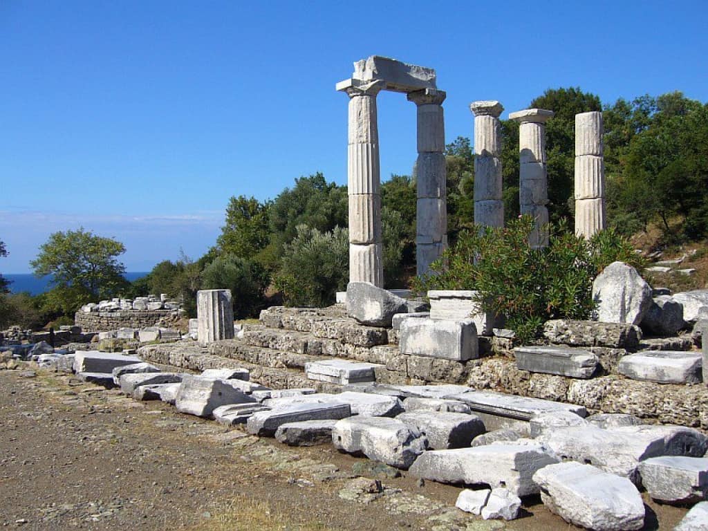 samothraki monuments Sanctuary of the Great Gods Paleopolis athens 2004 (2)