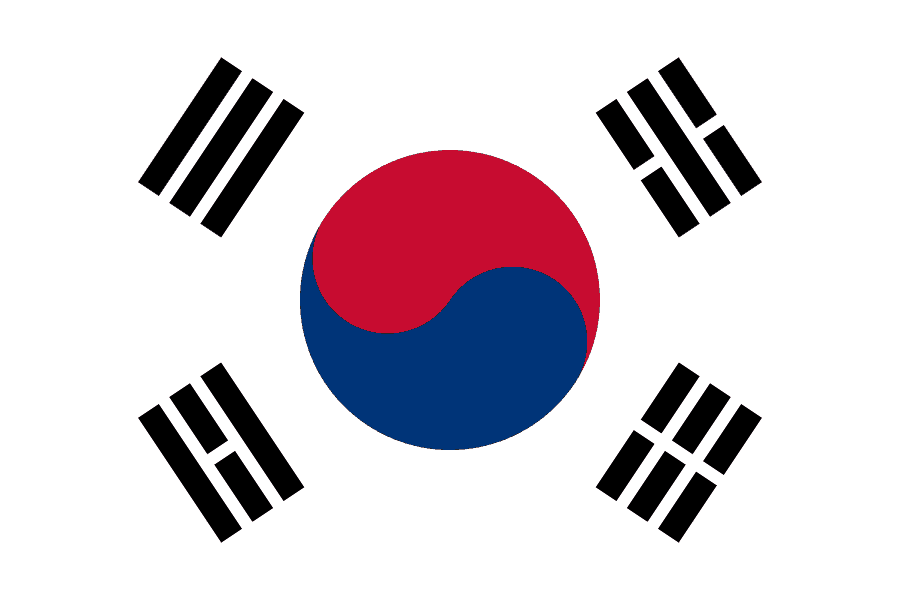 south korea flag athens 2004