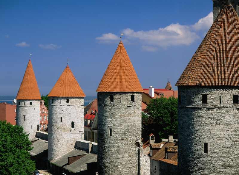 tallinn estonia old town towers athens 2004 (2)