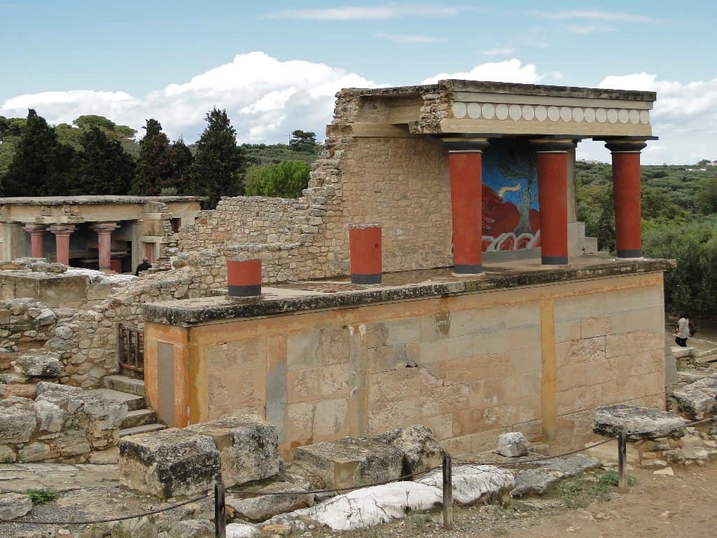 knossos torch relay greek route athens 2004 olympic games banner