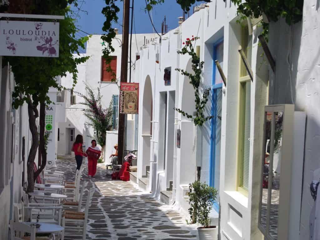 Paros torch relay greek route athens 2004 olympic games banner