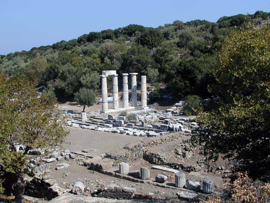 Samothraki torch relay greek route athens 2004 olympic games banners