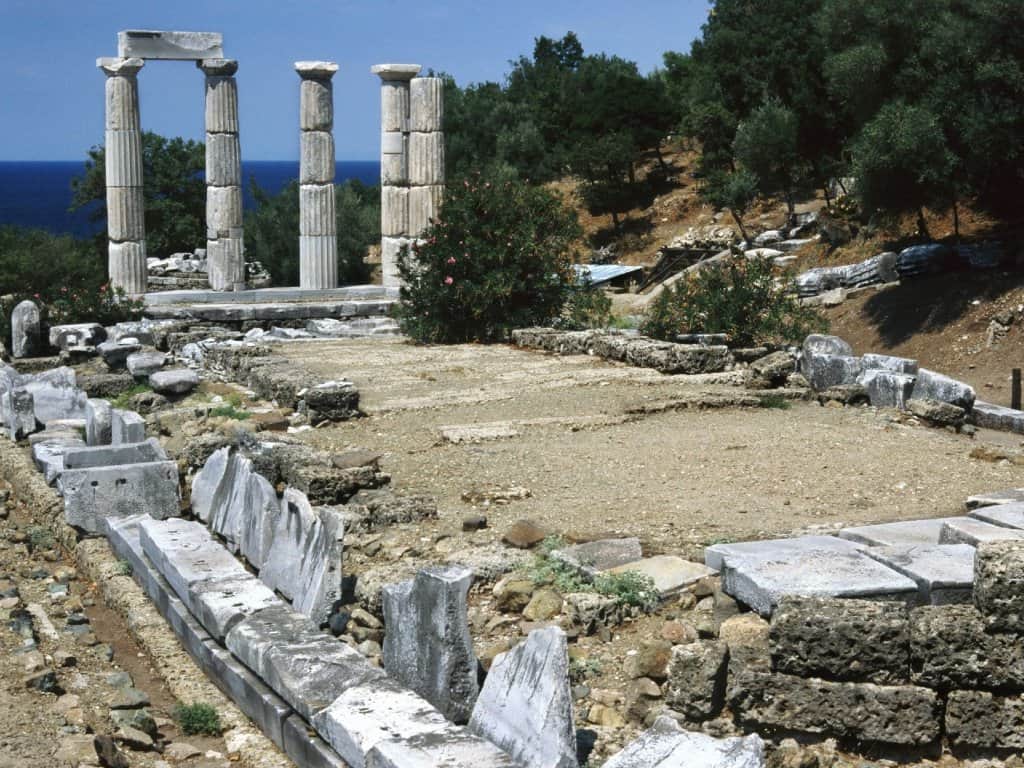 Samothraki torch relay greek route athens 2004 olympic games banners