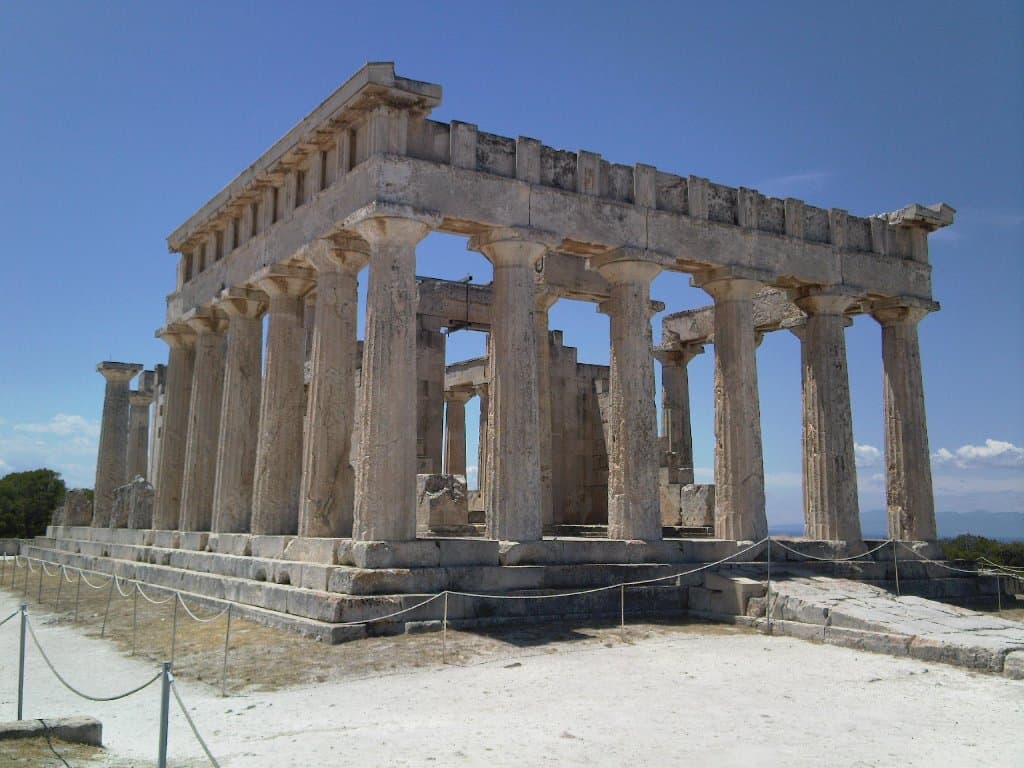 Aegina torch relay greek route athens 2004 olympic games banner