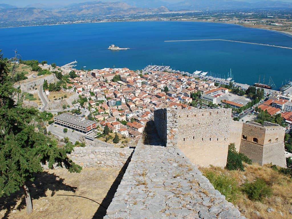 Nafplio torch relay greek route athens 2004 olympic games banner