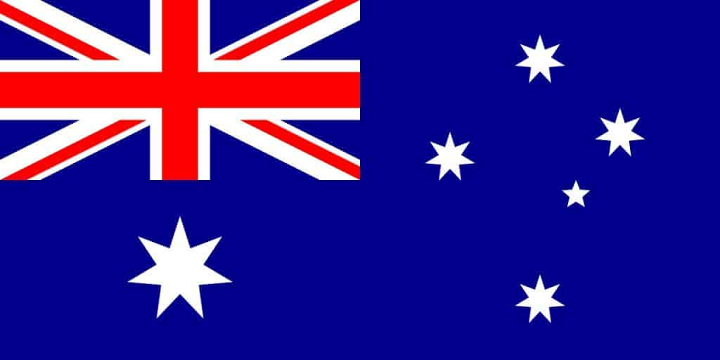 australia flag athens 2004