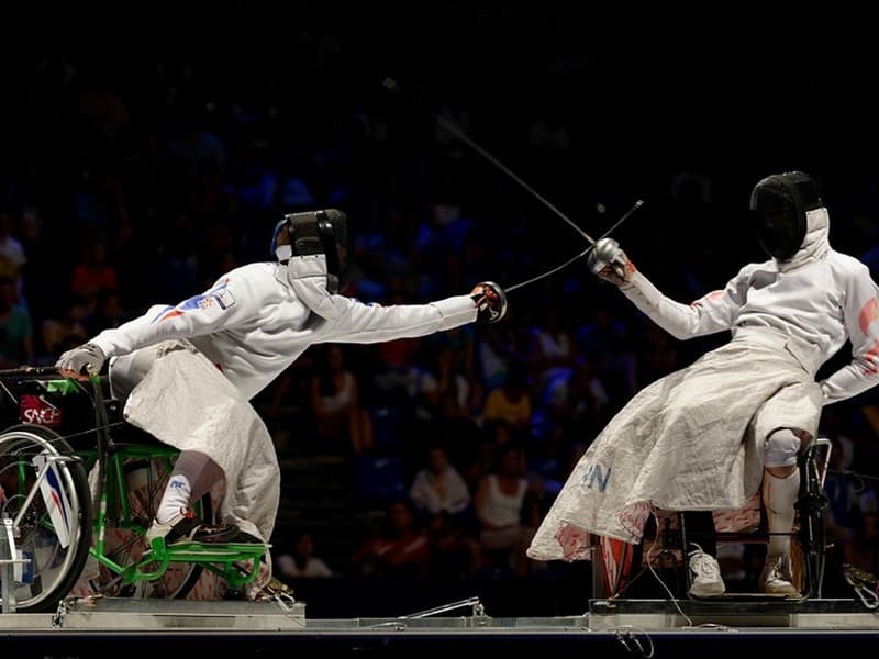 Wheelchair Fencing