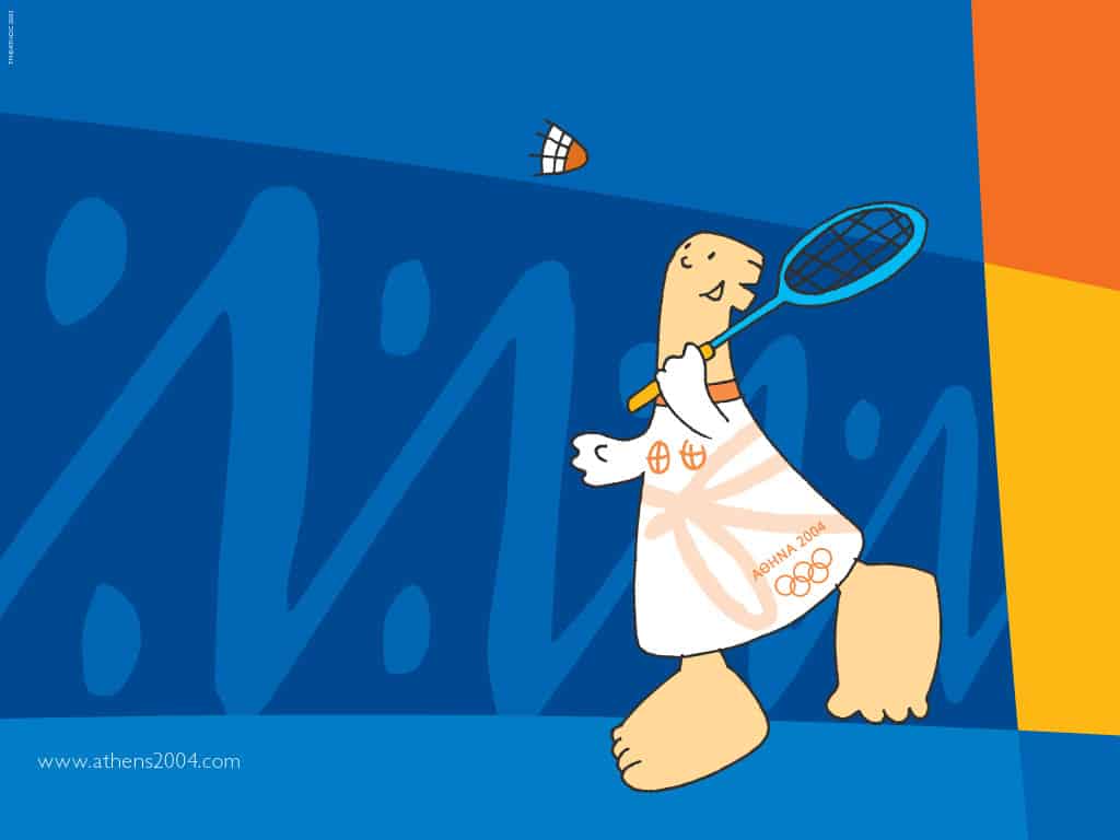 bandminton-sport-mascot-athens-2004-olympic-games-photo-page